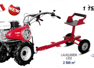 MOTOBLOKS PUBERT FPVARIO65BC3 4,0 kW + gumijas riteņi FP80000103 + piekabi (RMMBK0020164)