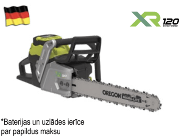 Akumulatora zāģis G-force KSXR120