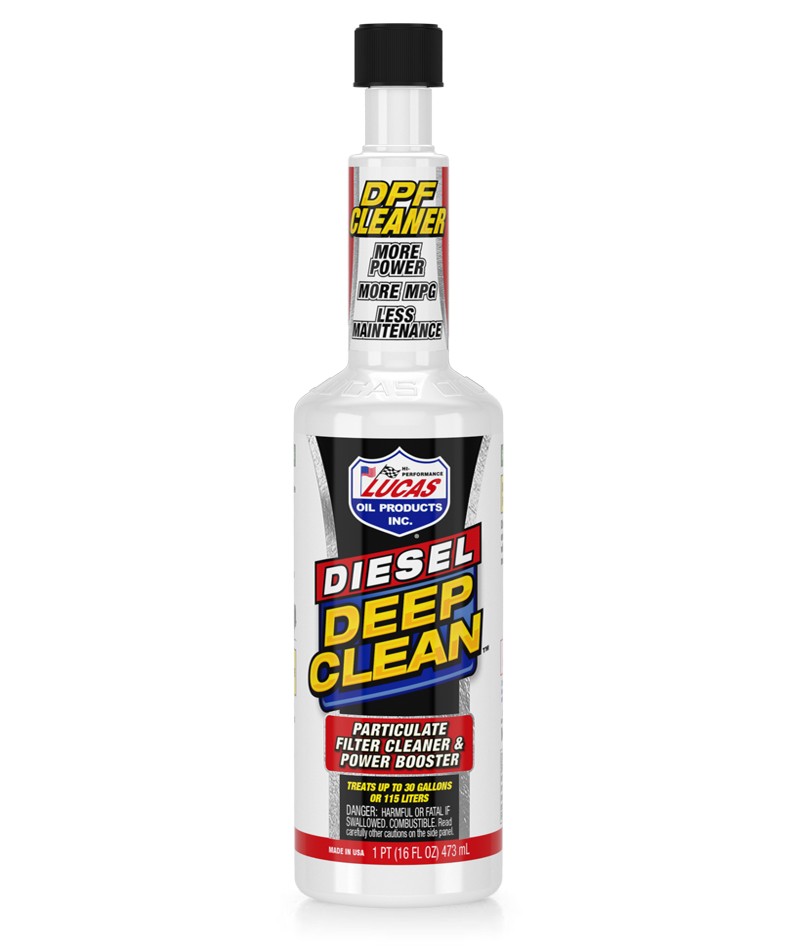 Dīzeļdzinēja tīrīšanas līdzeklis / LUCAS OIL DIESEL DEEP CLEAN 473ml